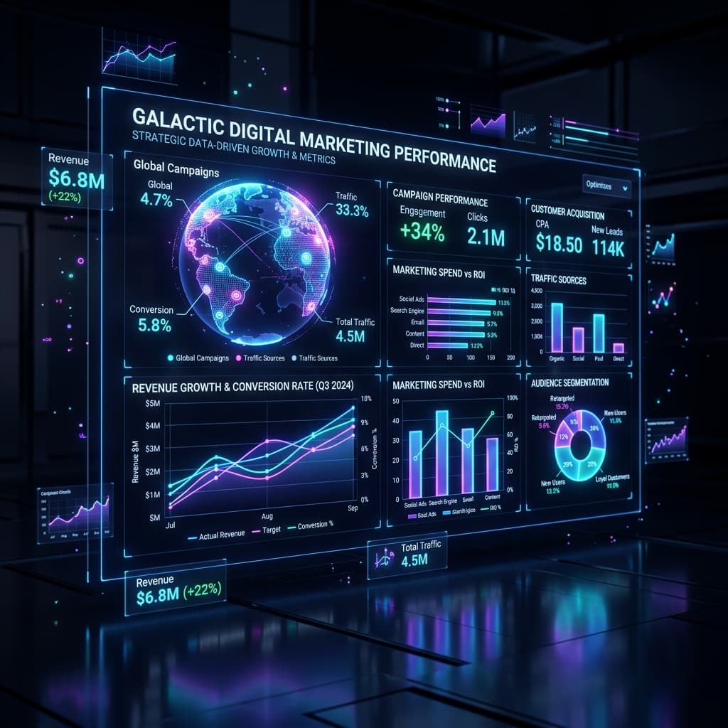 Digital Marketing Campaign Visual
